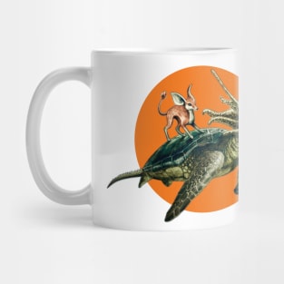 FLYING TURTLE (CIRCLE) Mug